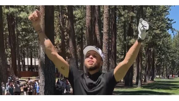 VIDEO: NBA-ster Stephen Curry overtreft alle verwachtingen in golftoernooi