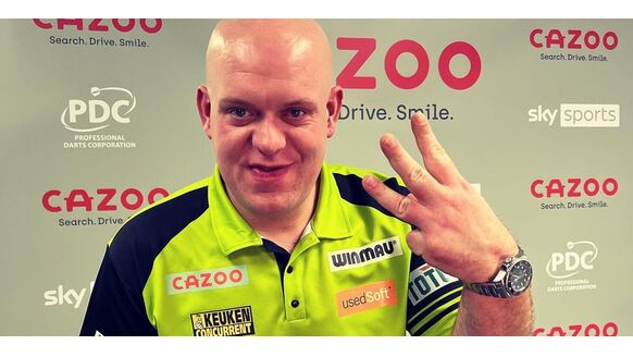 Het prjizengeld en vermogen van Michael van Gerwen