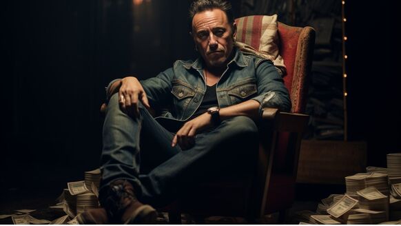 Wat is het vermogen van de legendarische zanger en gitarist Bruce Springsteen?