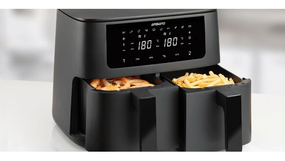 ALDI-deal: matzwarte airfryer met 2 frituurmanden te koop voor een spotprijsje