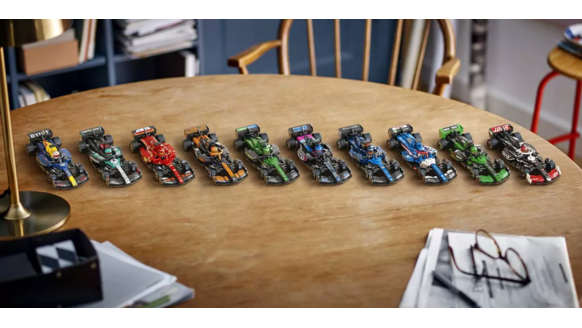 F1-fans opgelet: jij kan nu (voor een flink bedrag) de totale LEGO-collectie op de kop tikken