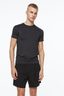 Sportshirt heren zwart basic