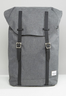 Asos leren tas burgundy heren rugtas backpack MAN MAN