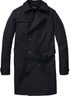 trenchcoat blauw man man