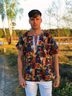 T-shirt met Afrika print