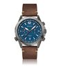 sportief horloge met leren band