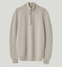 Mannen trui half zip hoodie