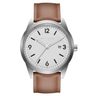 klassiek horloge bruin leren band